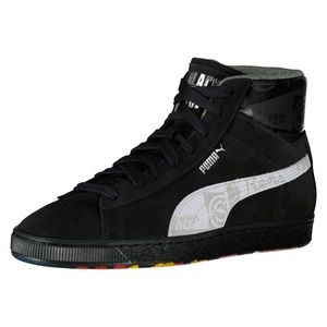 Puma Suede Mid X Black Fives Men Black Sneakers 8